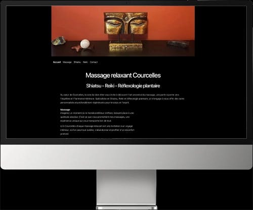 Site web de massage